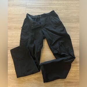 LL Bean Cresta Hiking Pants Men's Medium Grey Standard Fit Fleece-Lined Hiking